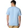 imageColumbia Mens Kwick Hike Graphic Short Sleeve TeeRipple Blue HeatherPeaked Lifestyle