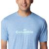 imageColumbia Mens Kwick Hike Graphic Short Sleeve TeeSkyler HeatherElevated High