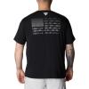 imageColumbia Mens PFG Fish Flag Tech Tee SsBlackGraphite Gradient