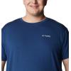 imageColumbia Mens PFG Fish Flag Tech Tee SsCarbonCypress Gradient