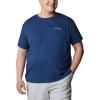 imageColumbia Mens PFG Fish Flag Tech Tee SsCarbonCypress Gradient