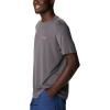 imageColumbia Mens PFG Fish Flag Tech Tee SsCity GreyRed Hibiscus Gradient