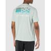 imageColumbia Mens PFG Fish Flag Tech Tee SsCool GreenCypress Bass Flag Graphic