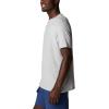imageColumbia Mens PFG Fish Flag Tech Tee SsCool GreyElectric Turquoise Gradient