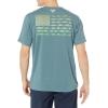 imageColumbia Mens PFG Fish Flag Tech Tee SsMetalSafari Gradient