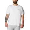 imageColumbia Mens PFG Fish Flag Tech Tee SsWhiteBlue Macaw Gradient
