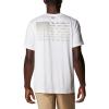 imageColumbia Mens PFG Fish Flag Tech Tee SsWhiteBlue Macaw Gradient