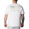 imageColumbia Mens PFG Fish Flag Tech Tee SsWhiteCool Grey Gradient