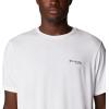 imageColumbia Mens PFG Fish Flag Tech Tee SsWhiteRed Spark Gradient