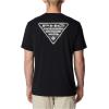 imageColumbia Mens PFG Triangle Fill Tech Tee Short SleeveBlackPhg Gallatin Camo Graphic
