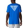 imageColumbia Mens PFG Triangle Fill Tech Tee Short SleeveBlue MacawBlue Macaw Pfg Camo