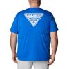 imageColumbia Mens PFG Triangle Fill Tech Tee Short SleeveBlue MacawBlue Macaw Pfg Camo