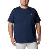 imageColumbia Mens PFG Triangle Fill Tech Tee Short SleeveCollegiate NavyRed Spark Kona