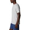 imageColumbia Mens PFG Triangle Fill Tech Tee Short SleeveCool GreyElectric Turquoise Kona