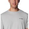 imageColumbia Mens PFG Triangle Fill Tech Tee Short SleeveCool GreyStars N Stripes Graphic