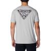 imageColumbia Mens PFG Triangle Fill Tech Tee Short SleeveCool GreyStars N Stripes Graphic