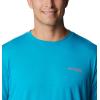 imageColumbia Mens PFG Triangle Fill Tech Tee Short SleeveOcean TealPfg Elements Graphic