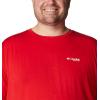 imageColumbia Mens PFG Triangle Fill Tech Tee Short SleeveRed SparkWhite Fireworks