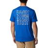 imageColumbia Mens PFG Triangle Fill Tech Tee Short SleeveVivid BluePfg Elements Graphic