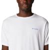 imageColumbia Mens PFG Triangle Fill Tech Tee Short SleeveWhiteBlue Macaw Kona