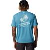 imageColumbia Mens PFG Uncharted Tech Tee Short SleeveCanyon Blue Easy Breezy