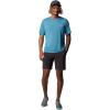 imageColumbia Mens PFG Uncharted Tech Tee Short SleeveCanyon Blue Easy Breezy