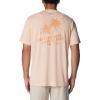 imageColumbia Mens PFG Uncharted Tech Tee Short SleevePeach Fizz Easy Breezy