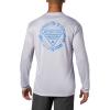 imageColumbia Mens Terminal Tackle PFG Global Compass LSCool GreyVivid Blue