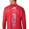 imageColumbia Mens Terminal Tackle PFG Global Compass LSRed Spark