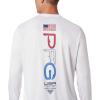 imageColumbia Mens Terminal Tackle PFG Global Compass LSWhite