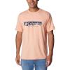 imageColumbia Mens Kwick Hike Graphic Short Sleeve TeeApricot FizzCsc Box Treeline