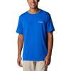 imageColumbia Mens PFG Fish Flag Tech Tee SsBlue MacawCompass Blue Gradient