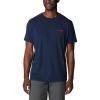 Collegiate Navy  Red Spark Gradient