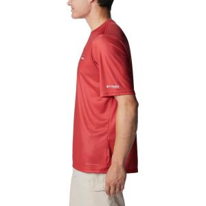 imageColumbia Mens Collegiate Terminal Tackle SS ShirtUga  Bright Red