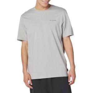 imageColumbia Mens Explorers Canyon Back Short Sleeve TeeFlint GreyEpicamp Graphic