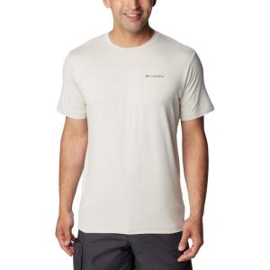 imageColumbia Mens Kwick Hike Back Graphic Short Sleeve TeeDark StoneNaturally Boundless