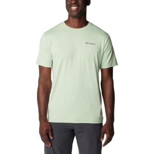 imageColumbia Mens Kwick Hike Back Graphic Short Sleeve TeeSage Leaf HeatherMoonscape