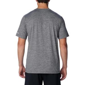 imageColumbia Mens Kwick Hike Graphic Short Sleeve TeeBlack HeatherElevated High