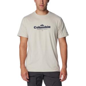 imageColumbia Mens Kwick Hike Graphic Short Sleeve TeeDark Stone HeatherElevated High