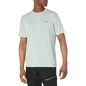 imageColumbia Mens PFG Fish Flag Tech Tee SsCool GreenCypress Bass Flag Graphic