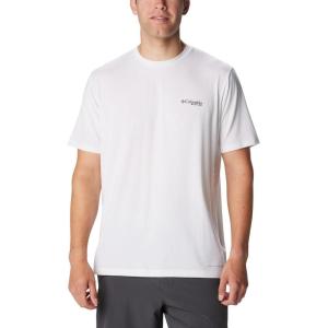 imageColumbia Mens PFG Sail Tower Tech Tee Short SleeveWhitePfg Sail Tower Graphic