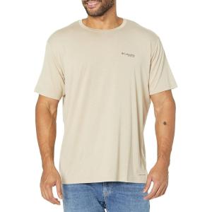imageColumbia Mens PFG Triangle Fill Tech Tee Short SleeveAncient FossilPhg Gallatin Camo Grx