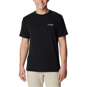 imageColumbia Mens PFG Triangle Fill Tech Tee Short SleeveBlackPhg Gallatin Camo Graphic