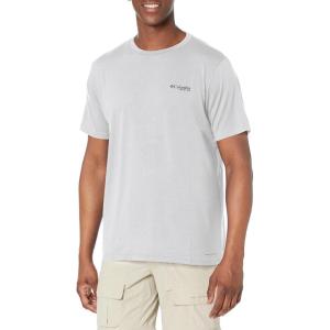 imageColumbia Mens PFG Triangle Fill Tech Tee Short SleeveCool GreyPfg Elements Graphic