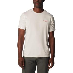 imageColumbia Mens PFG Triangle Fill Tech Tee Short SleeveWhiteStars N Stripes Graphic