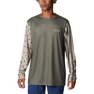 imageColumbia Mens Terminal Tackle PFG Global Compass LSStone GreenAncient Fossil