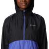 imageColumbia Womens Flash Forward WindbreakerBlackPurple Lotus