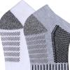 imageColumbia Mens 12 Cushion Quarter Arch Support Poly Blend Socks 6 PackGreyWhite