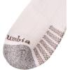 imageColumbia Mens Lowcut Mesh Top Arch Support Poly Blend 6 Pair SocksWhiteColumbia Grey