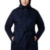 imageColumbia Womens Pardon My Trench II Rain JacketDark Nocturnal